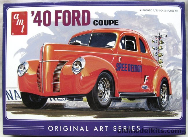 AMT 1/25 1940 Ford Coupe - Stock / Custom / Drag, AMT850-12 plastic model kit